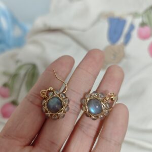 Boucles d’Oreilles Labradorite – Sphère Céleste photo review