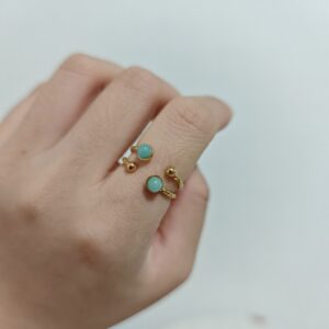 Bague Amazonite – Sagesse Jumelle photo review