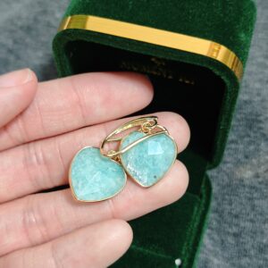Boucles d’Oreilles Amazonite/Lapis Lazuli – Douceur Radieuse photo review