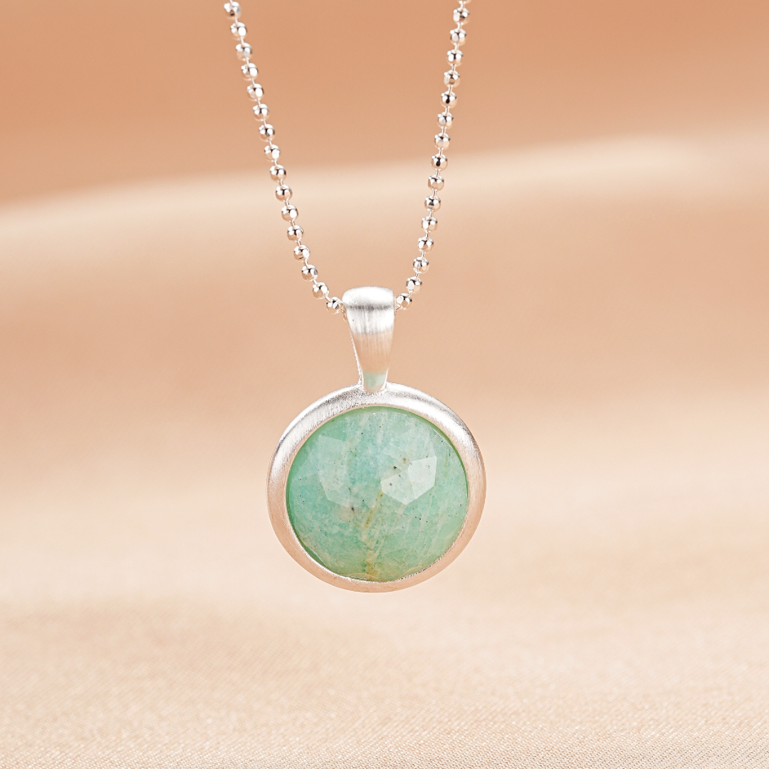 Collier Amazonite/Lapis Lazuli – Sérénité Polaire