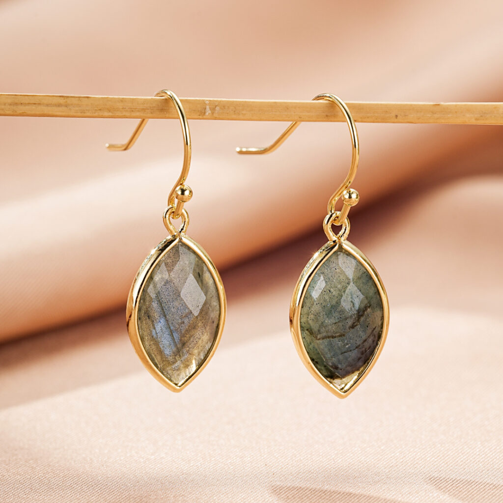 Boucles d'oreilles Labradorite