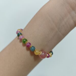 Bracelet Tourmaline et Quartz Fraise – Harmonie Lumineuse photo review