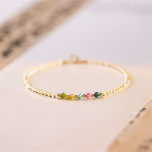 Bracelet Citrine et Tourmaline – Abondance Arc-en-Ciel photo review