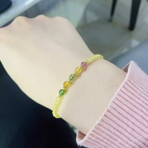 Bracelet Citrine et Tourmaline – Abondance Arc-en-Ciel photo review