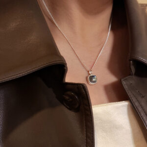 Click to view full screen Collier Labradorite – Beauté Intérieur, Argent photo review