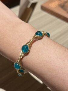 Bracelet Amazonite – Fil Doré Bohème photo review