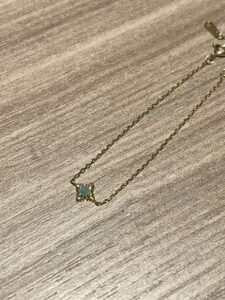 Bracelet Amazonite, Croix Étoilée, Argent Plaqué Or photo review