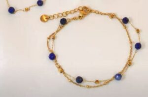 Bracelet Amazonite/Lapis Lazuli – Constellation Fine photo review