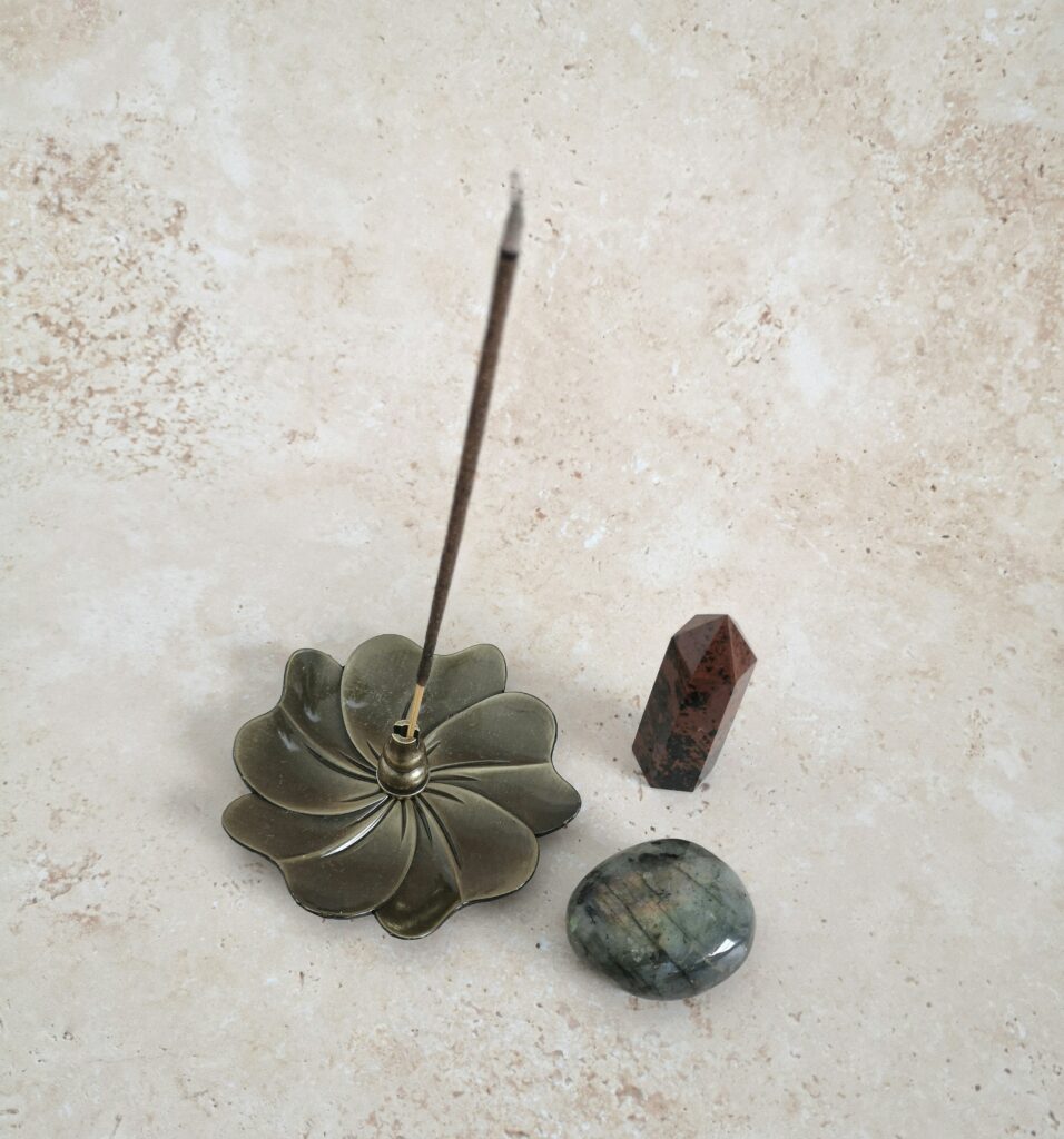 Bague en pierre labradorite