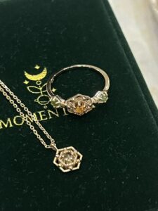 Collier Citrine – Éclat Jardin d’Or, Argent Plaqué Or photo review