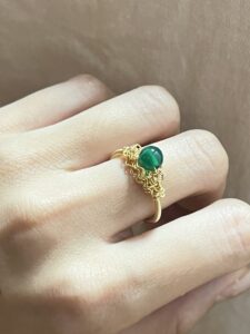 Bague Agate Verte – Énergie Vitalité photo review