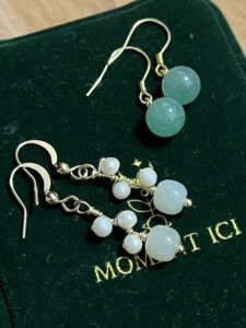 Boucles d’Oreilles Jade Néphrite et Perles – Élégance Naturelle photo review