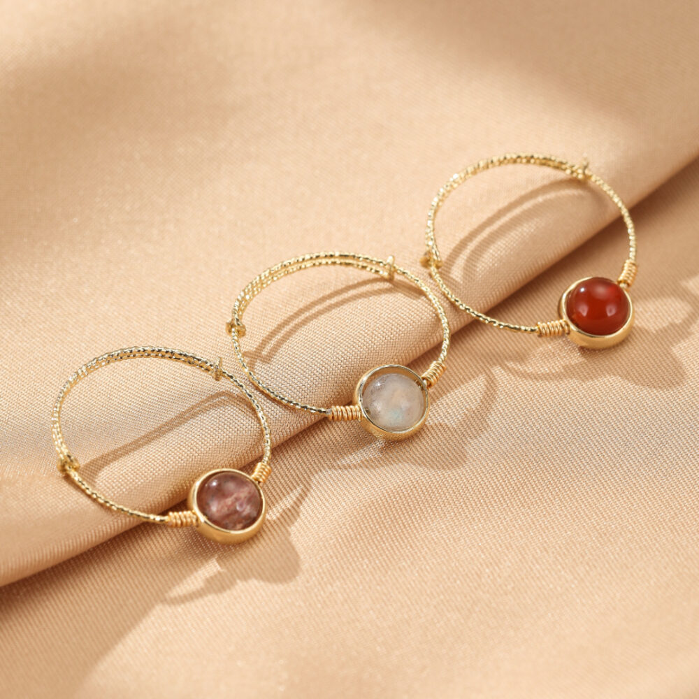 Bague Pierre Naturelle – Mystère et Harmonie