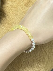 Bracelet Citrine – Énergie Douce, Argent photo review