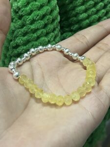 Bracelet Citrine – Énergie Douce, Argent photo review
