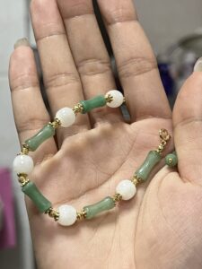 Bracelet Aventurine et Jade – Danse des Pierres photo review