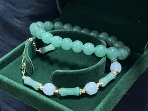 Bracelet Aventurine et Jade – Danse des Pierres photo review