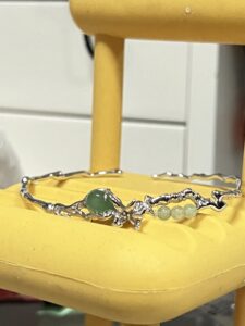 Bracelet Aventurine – Esprit Sauvage, Argent photo review