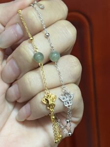 Bracelet Jade – Douceur Aérienne, Argent photo review