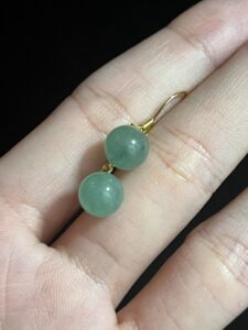 Boucles d’oreilles Aventurine – Éclat Doux, Argent photo review