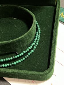 Collier Malachite – Élégance Naturelle, Argent photo review