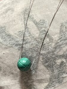 Collier Malachite – Sphère d’Harmonie, Argent photo review