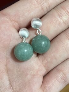 Boucles d'Oreilles Aventurine – Énergie Harmonieuse photo review