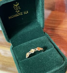 Bague Citrine – Lumière Dorée, Argent Plaqué Or photo review