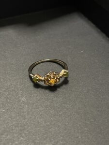 Bague Citrine et Péridot – Éclat Jardin d’Or, Argent Plaqué Or photo review