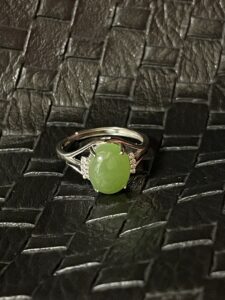 Bague Jade – Élixir de Sagesse, Argent photo review