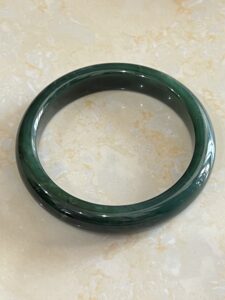 Bracelet Jonc Jade  – Vert Forêt photo review