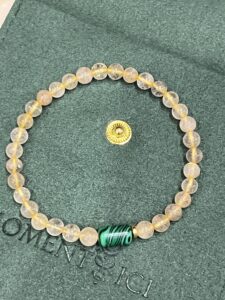 Bracelet Citrine et Malachite – Équilibre Abondant photo review