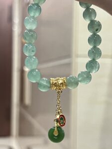 Bracelet Aventurine – Éclat de Paix, Plaqué Or photo review