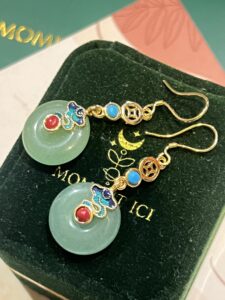 Boucles d'Oreilles Aventurine – Nuage Céleste photo review