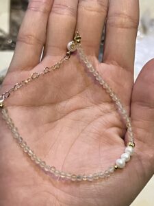 Bracelet Citrine et Perle – Douceur Dorée photo review