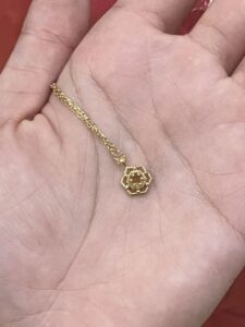 Collier Citrine – Éclat Jardin d’Or, Argent Plaqué Or photo review