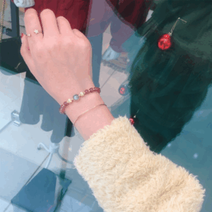 Bracelet Quartz Fraise et Labradorite – Harmonie Lumineuse photo review