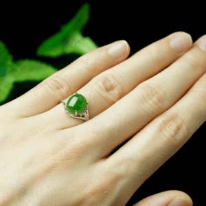 Bague Jade – Élixir de Sagesse, Argent photo review