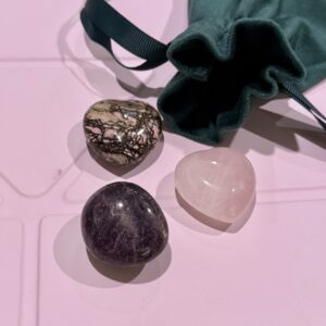 Pochon de pierres roulées – Guérison du Cœur photo review