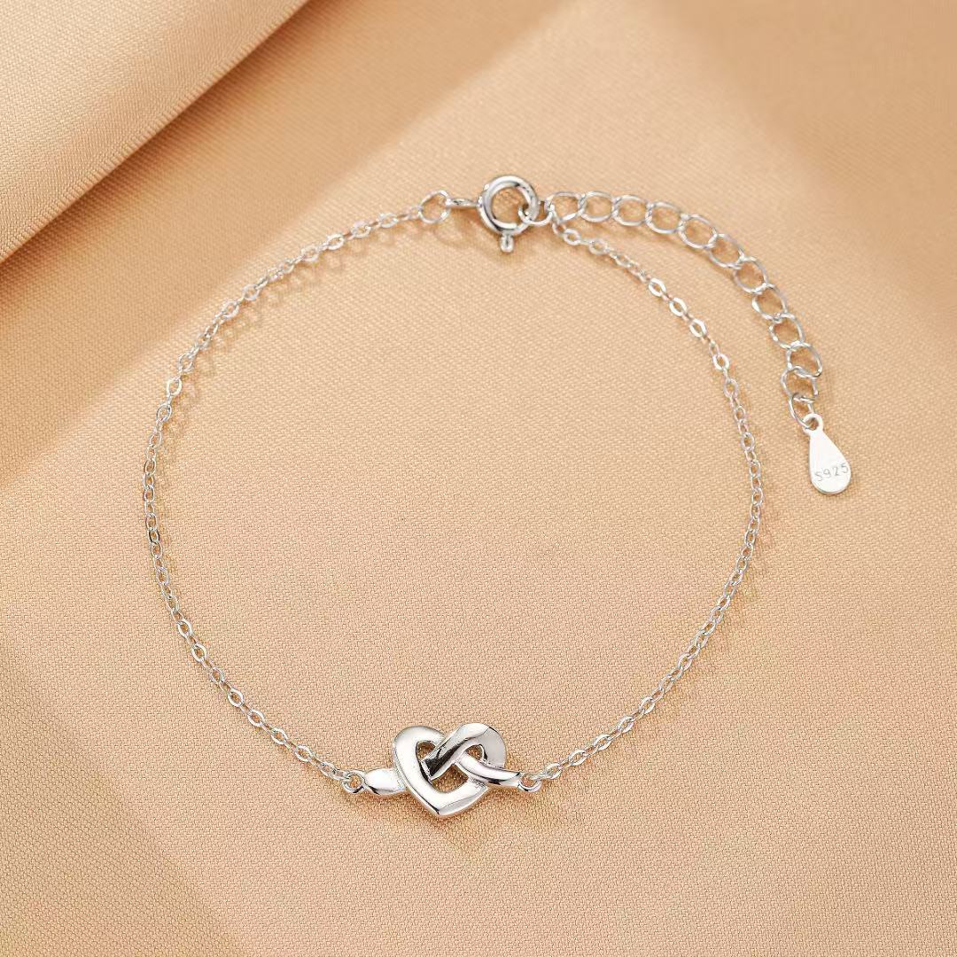 Bracelet Couple – Promesse Infinie, Argent