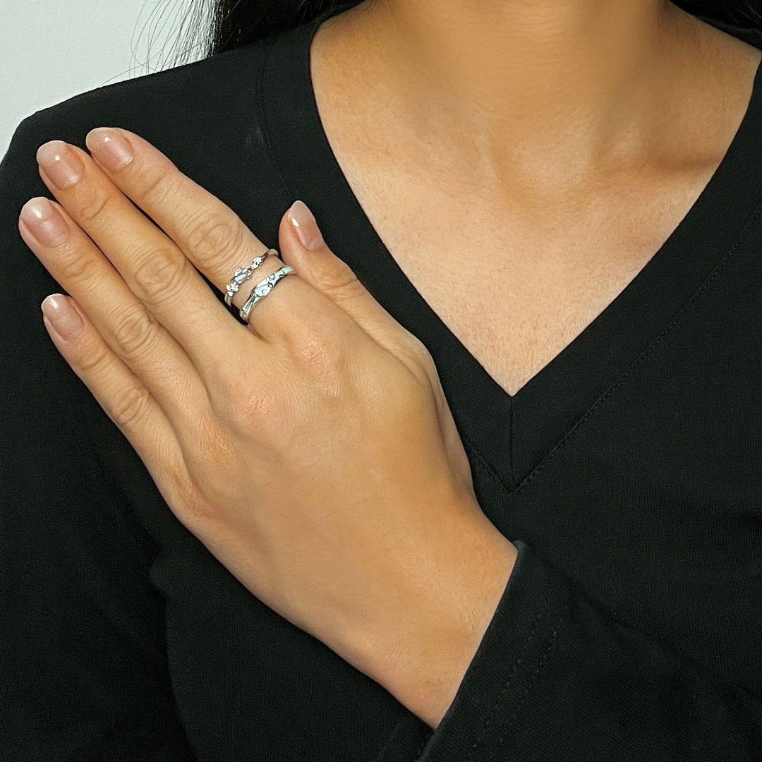 Bague couple – Promesse Astrale, Argent