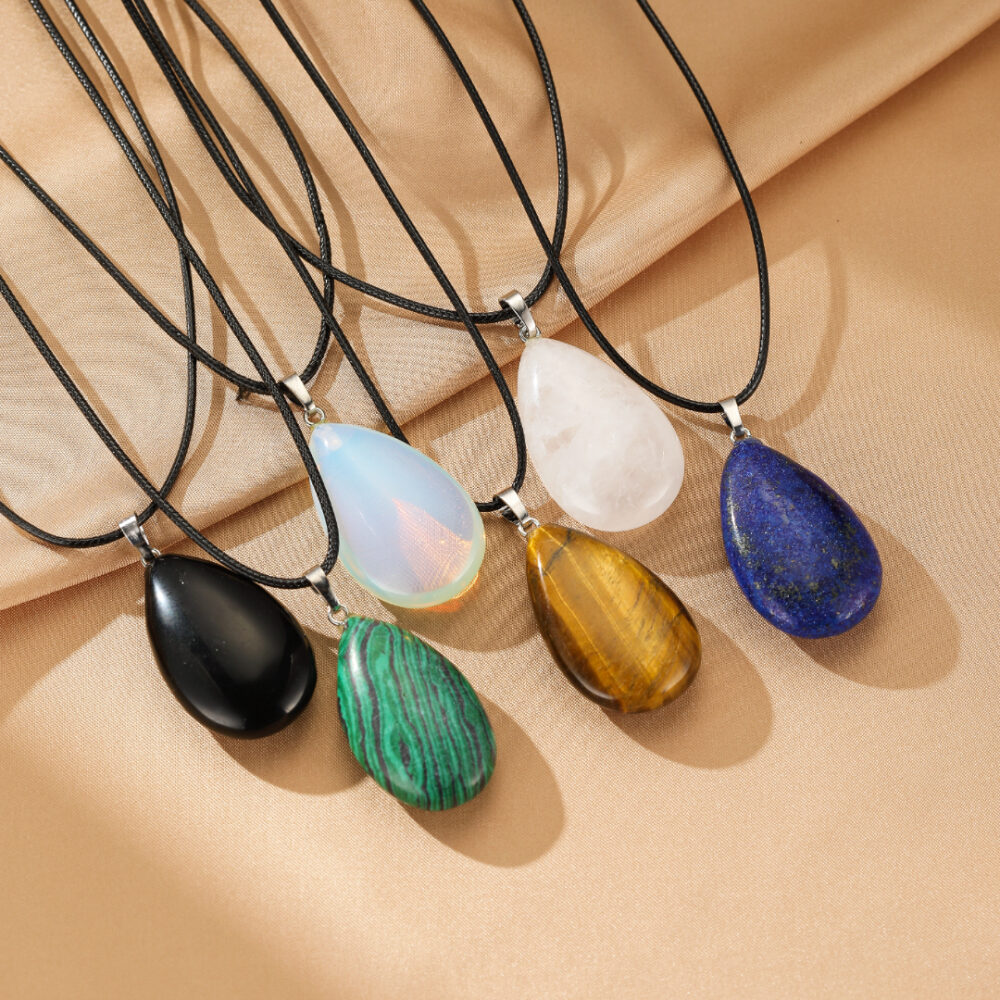Collier Obsidienne Noire – Ancrage Profond