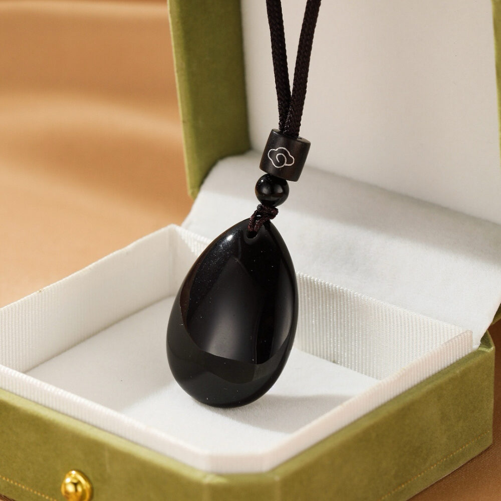 Collier Obsidienne – Mystère Protecteur