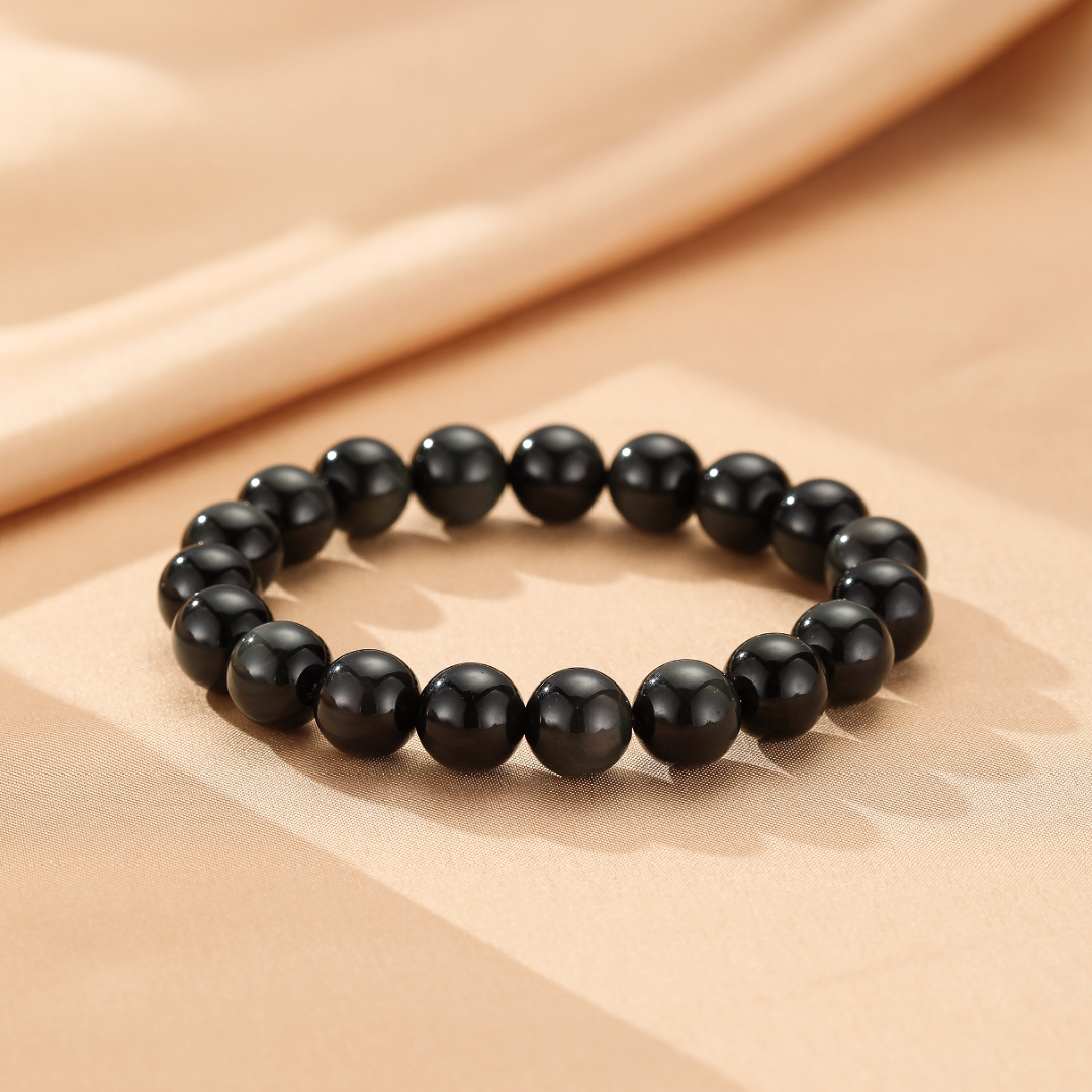 Bracelet Obsidienne Arc-en-Ciel – Énergie Subtile