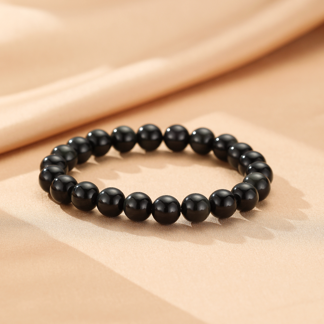 Bracelet Obsidienne Arc-en-Ciel – Énergie Subtile