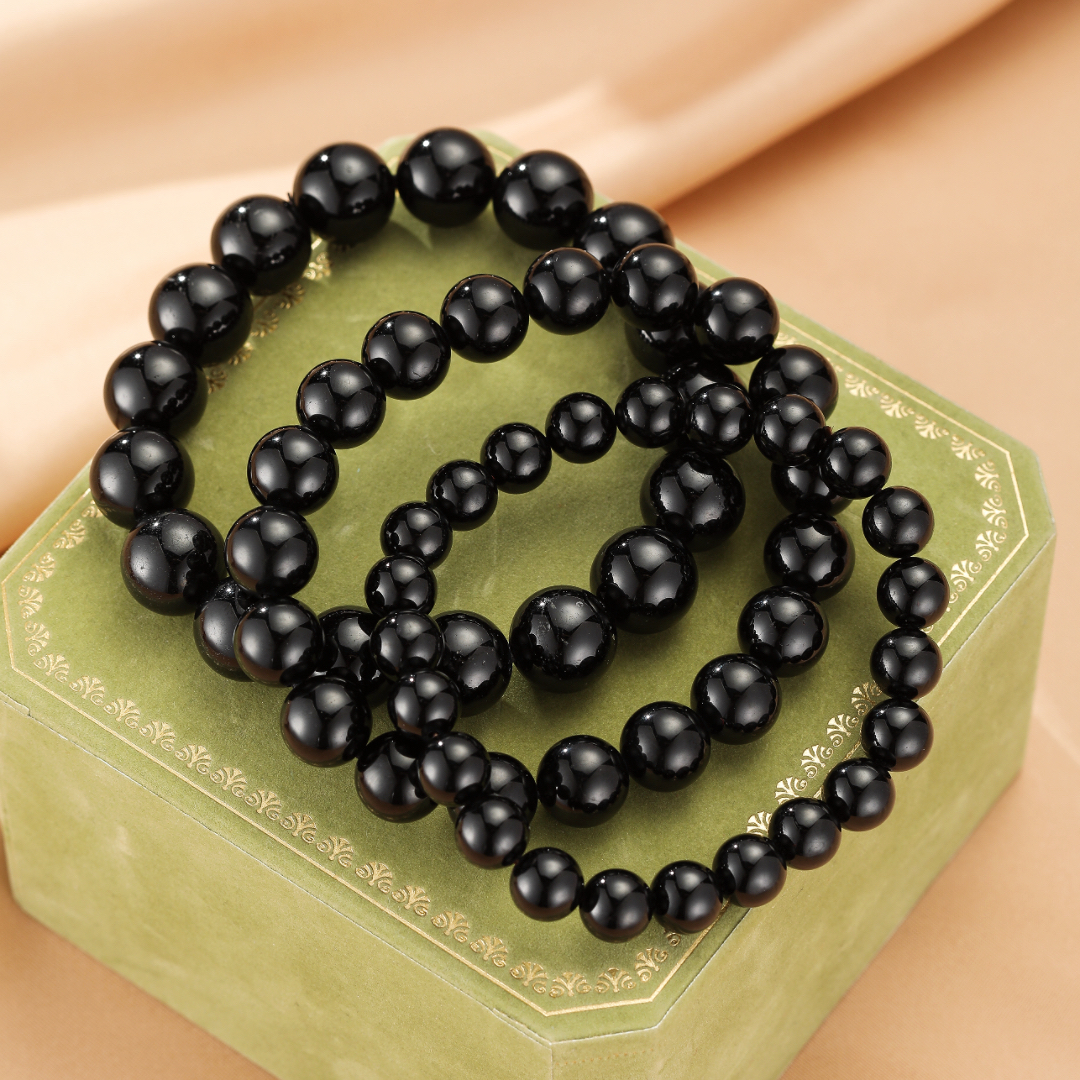 Bracelet Obsidienne – Force Sombre