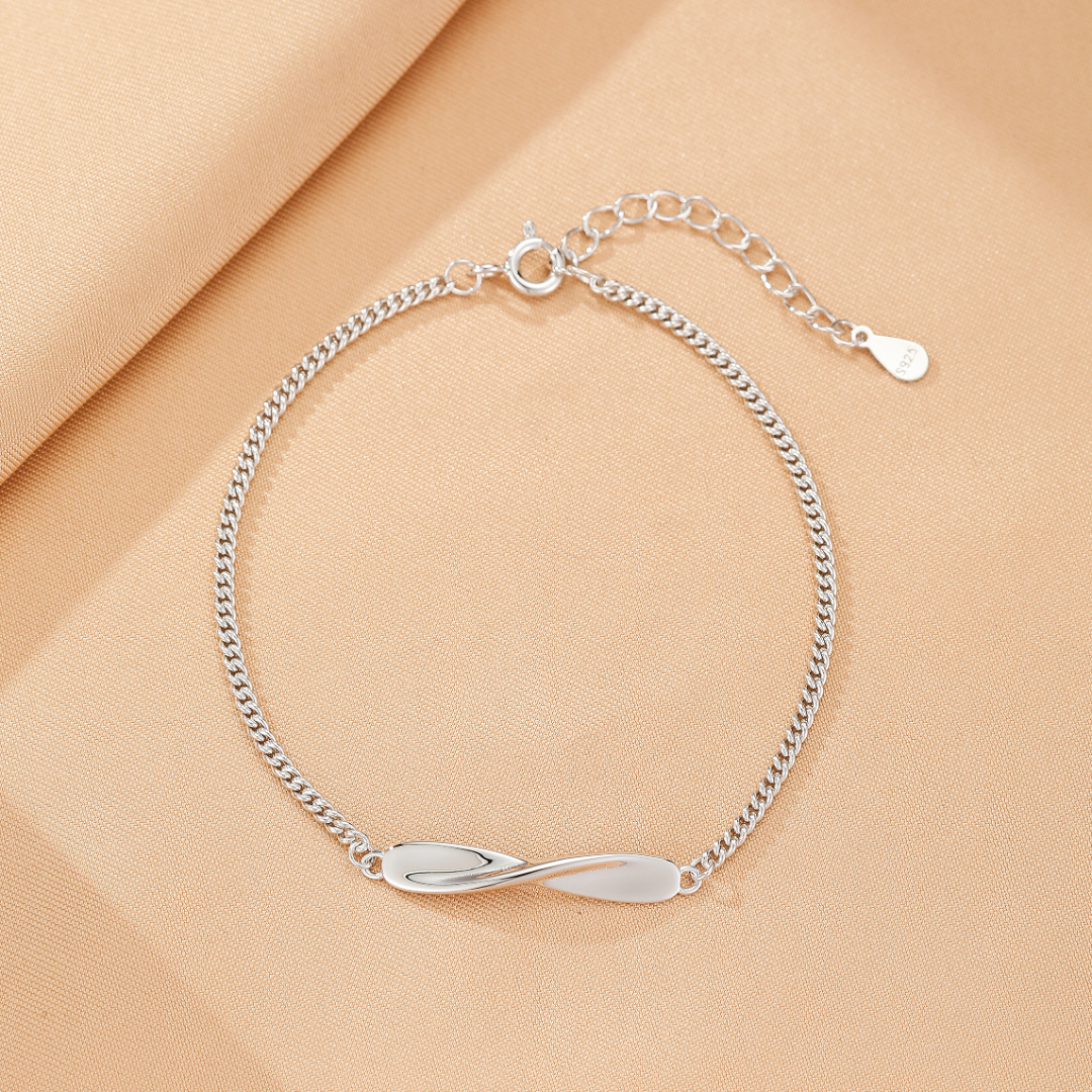 Bracelet Couple – Harmonie Liée, Argent