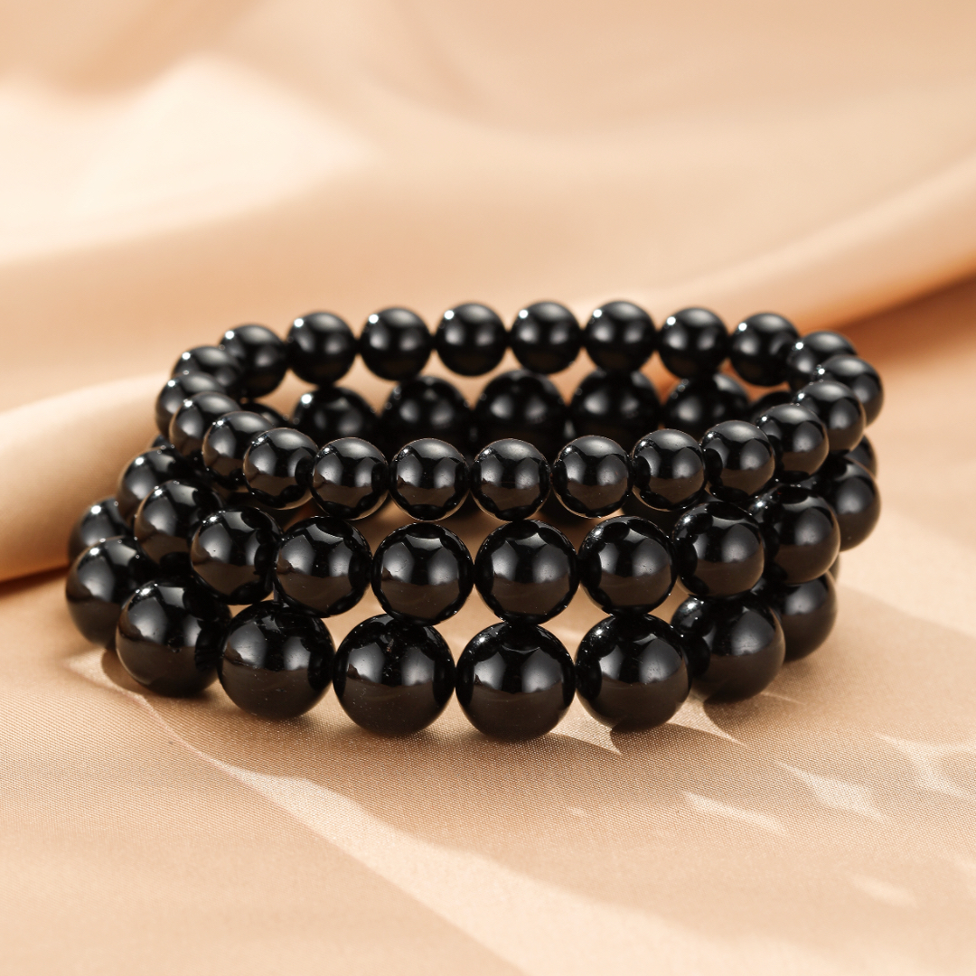 Bracelet Obsidienne – Force Sombre