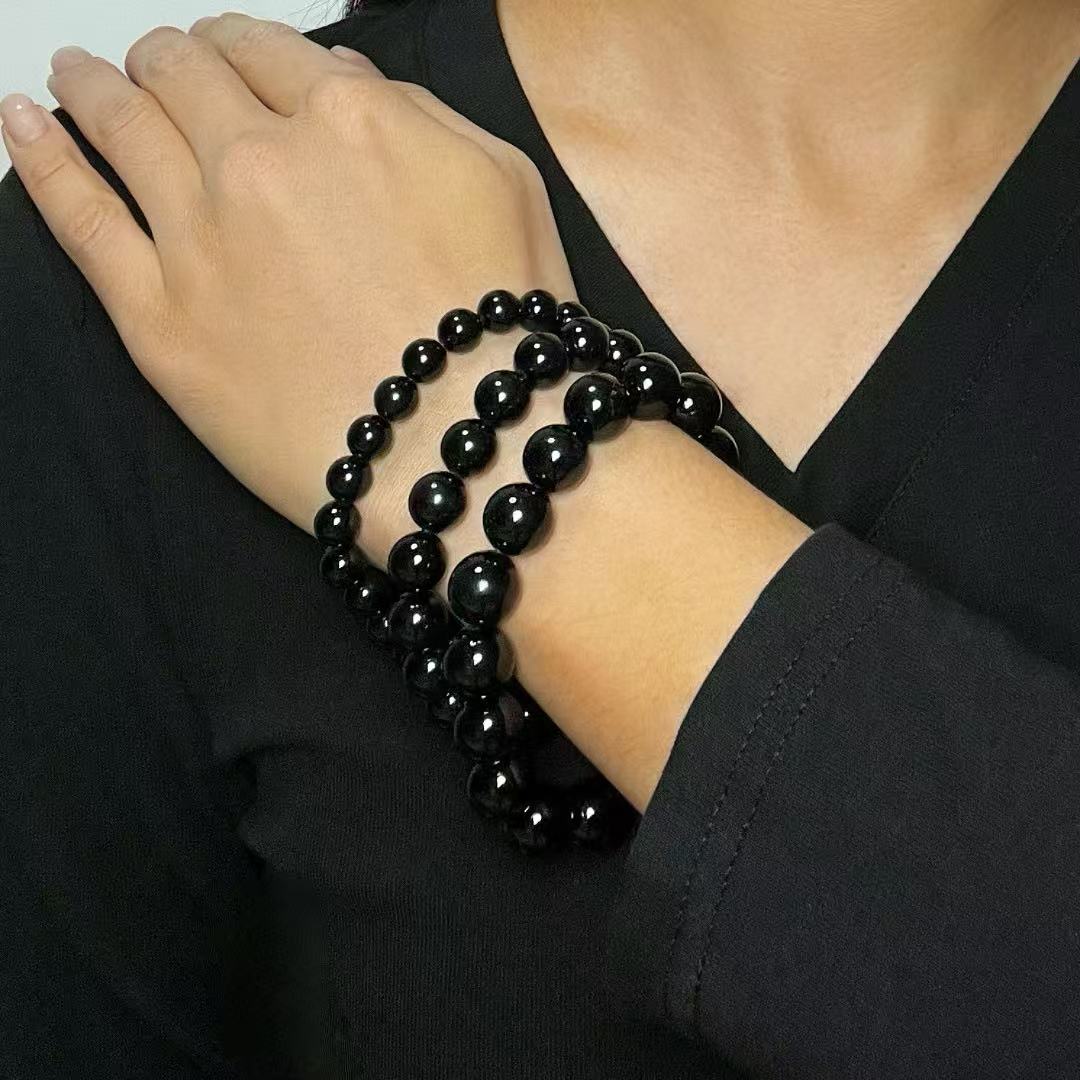 Bracelet Obsidienne – Force Sombre