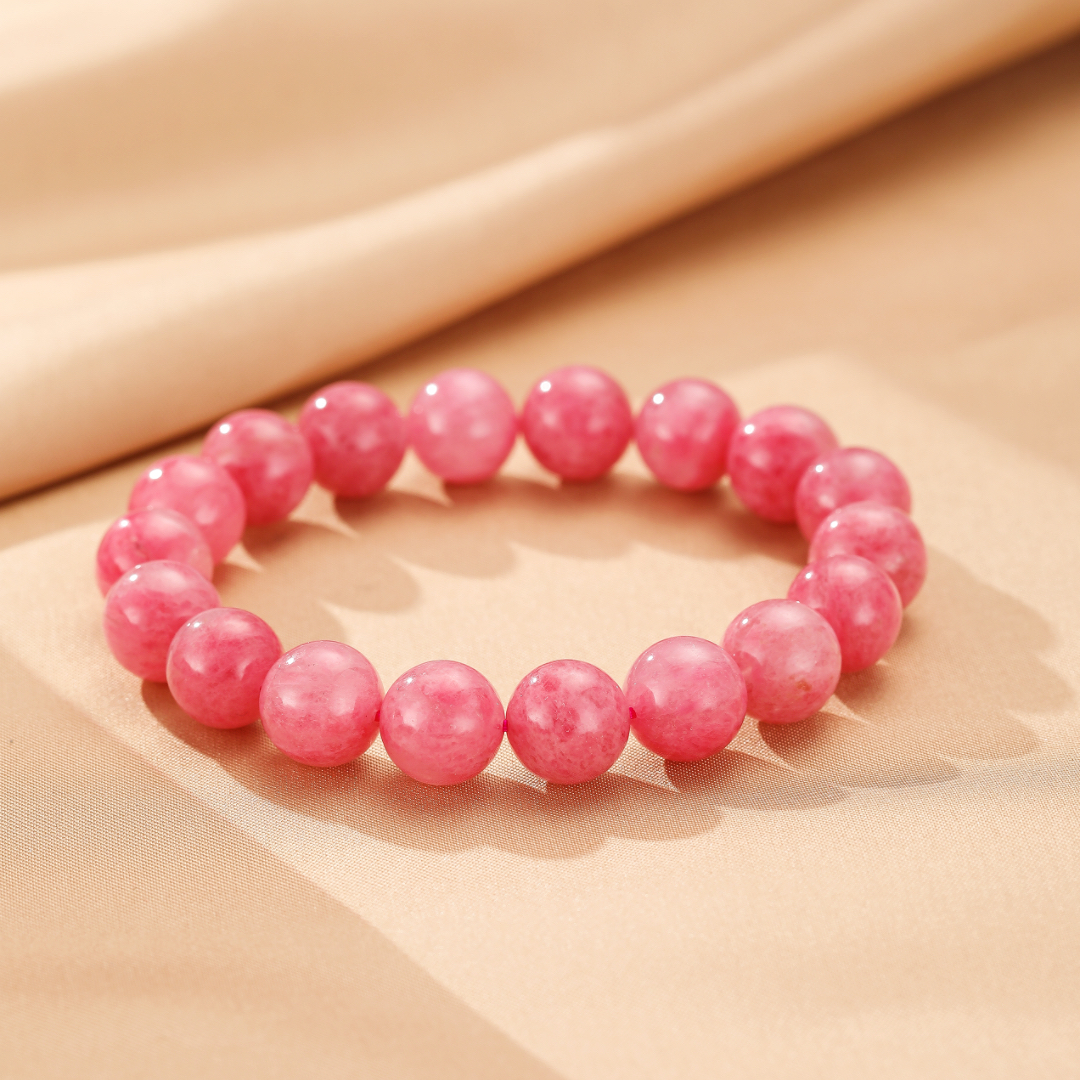 Bracelet Rhodonite – Douceur Émotionnelle